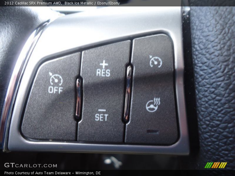 Black Ice Metallic / Ebony/Ebony 2012 Cadillac SRX Premium AWD