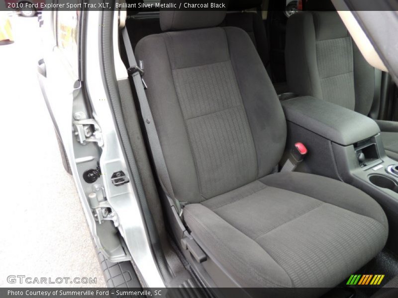 Brilliant Silver Metallic / Charcoal Black 2010 Ford Explorer Sport Trac XLT