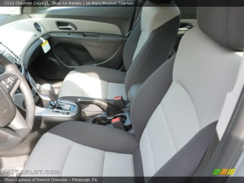 Silver Ice Metallic / Jet Black/Medium Titanium 2013 Chevrolet Cruze LS