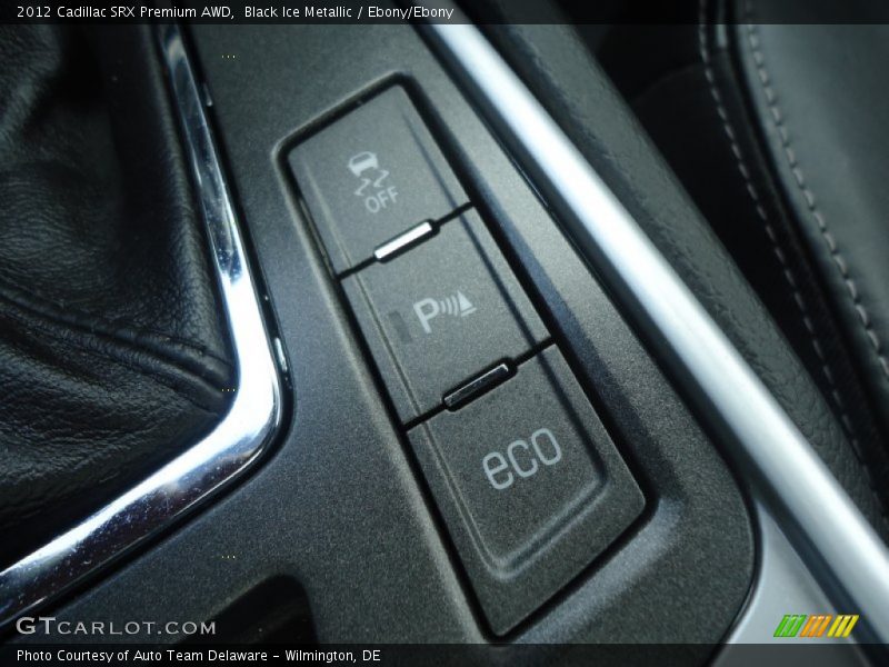 Black Ice Metallic / Ebony/Ebony 2012 Cadillac SRX Premium AWD