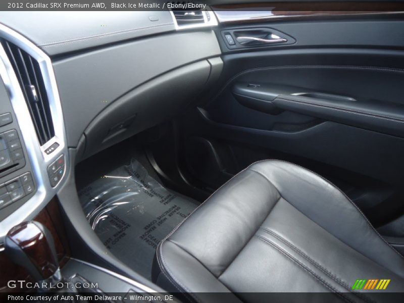 Black Ice Metallic / Ebony/Ebony 2012 Cadillac SRX Premium AWD