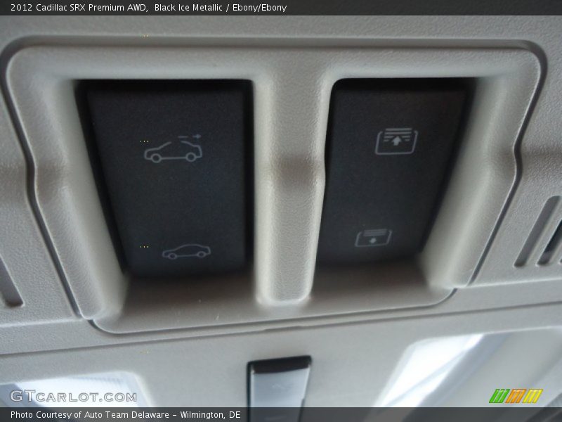 Black Ice Metallic / Ebony/Ebony 2012 Cadillac SRX Premium AWD