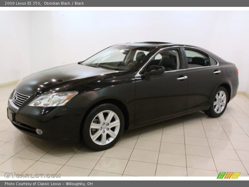 Obsidian Black / Black 2009 Lexus ES 350