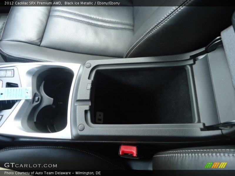 Black Ice Metallic / Ebony/Ebony 2012 Cadillac SRX Premium AWD