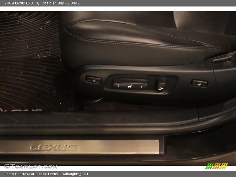 Obsidian Black / Black 2009 Lexus ES 350