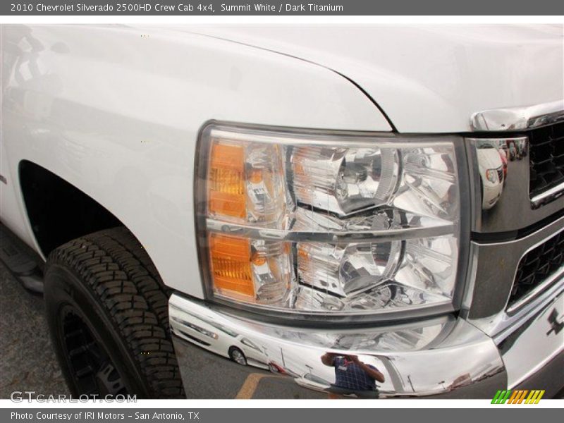 Summit White / Dark Titanium 2010 Chevrolet Silverado 2500HD Crew Cab 4x4