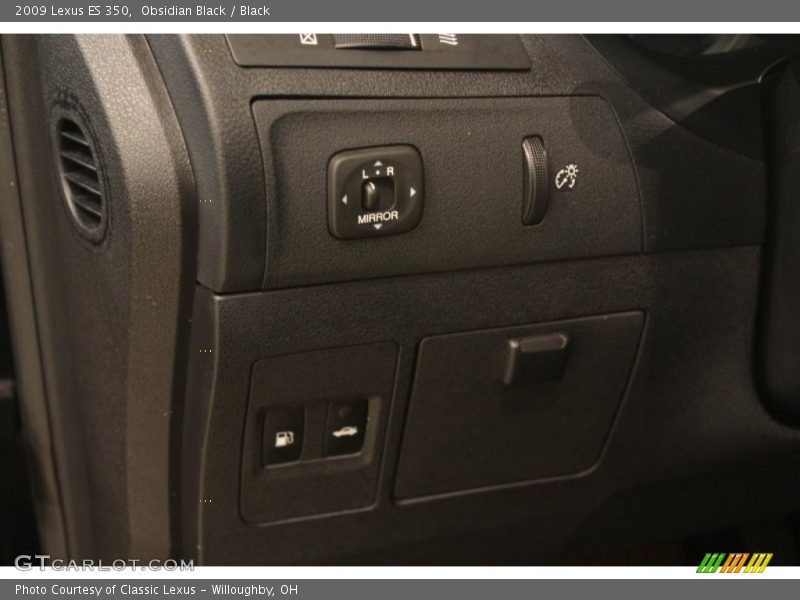 Obsidian Black / Black 2009 Lexus ES 350