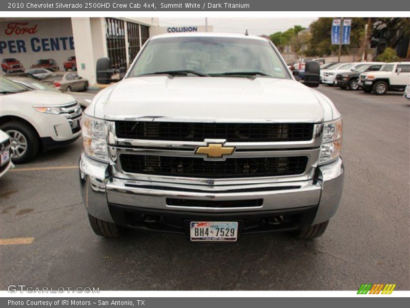 Summit White / Dark Titanium 2010 Chevrolet Silverado 2500HD Crew Cab 4x4