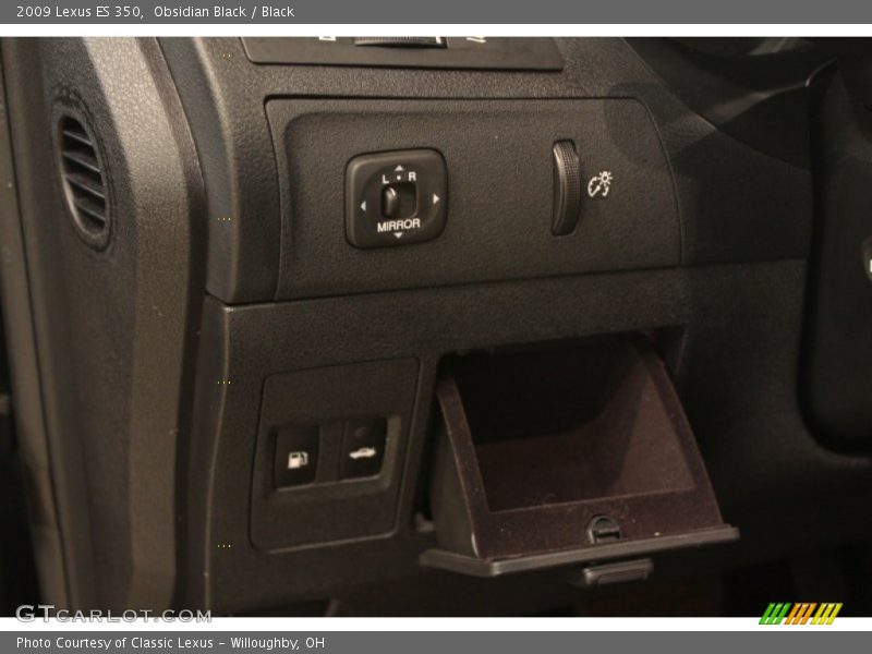 Obsidian Black / Black 2009 Lexus ES 350
