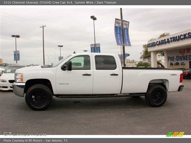 Summit White / Dark Titanium 2010 Chevrolet Silverado 2500HD Crew Cab 4x4