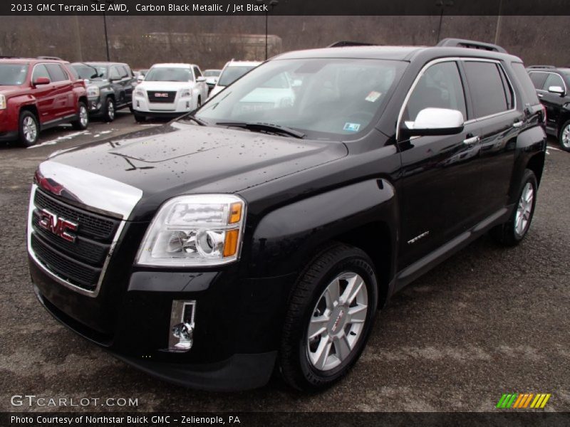 Carbon Black Metallic / Jet Black 2013 GMC Terrain SLE AWD