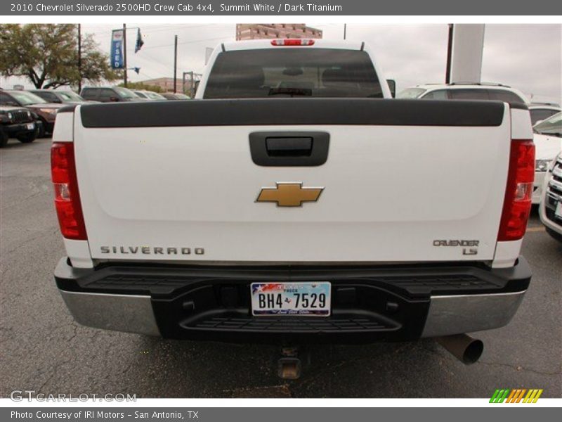 Summit White / Dark Titanium 2010 Chevrolet Silverado 2500HD Crew Cab 4x4