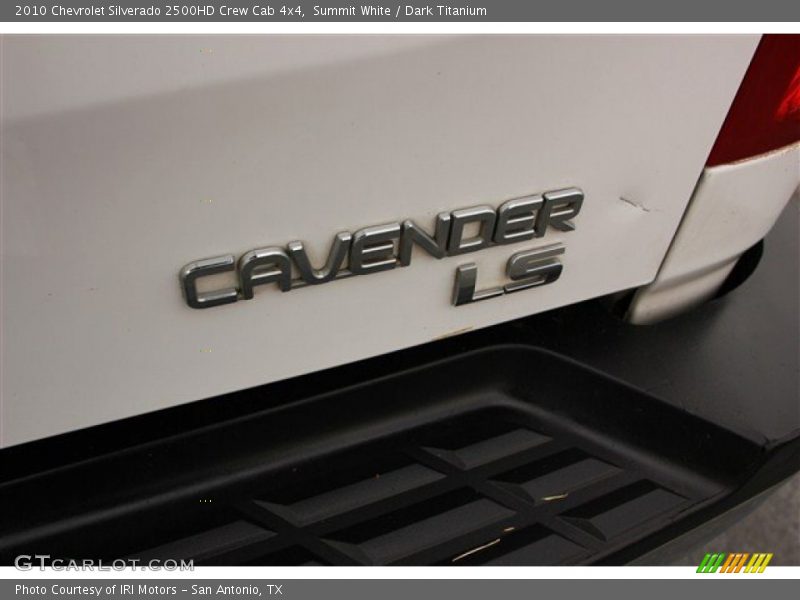 Summit White / Dark Titanium 2010 Chevrolet Silverado 2500HD Crew Cab 4x4