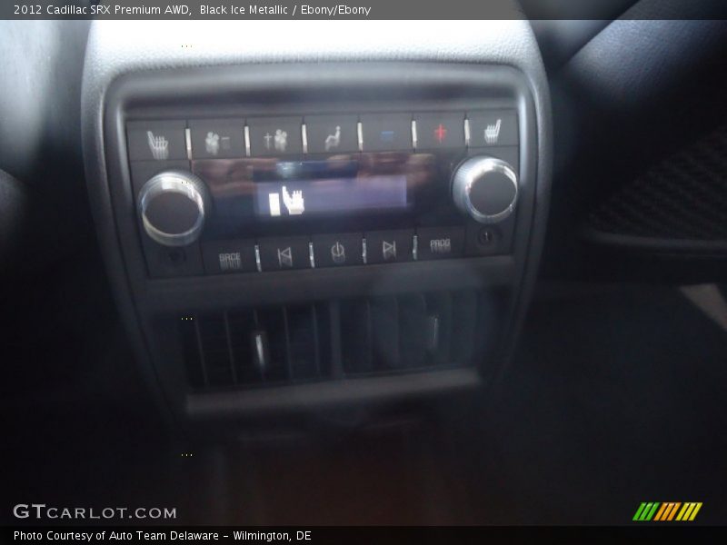 Black Ice Metallic / Ebony/Ebony 2012 Cadillac SRX Premium AWD
