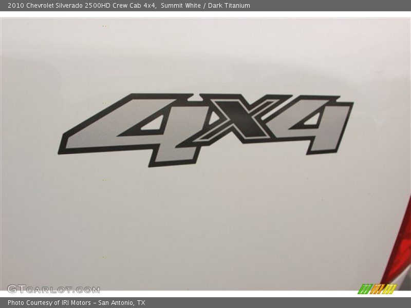 Summit White / Dark Titanium 2010 Chevrolet Silverado 2500HD Crew Cab 4x4