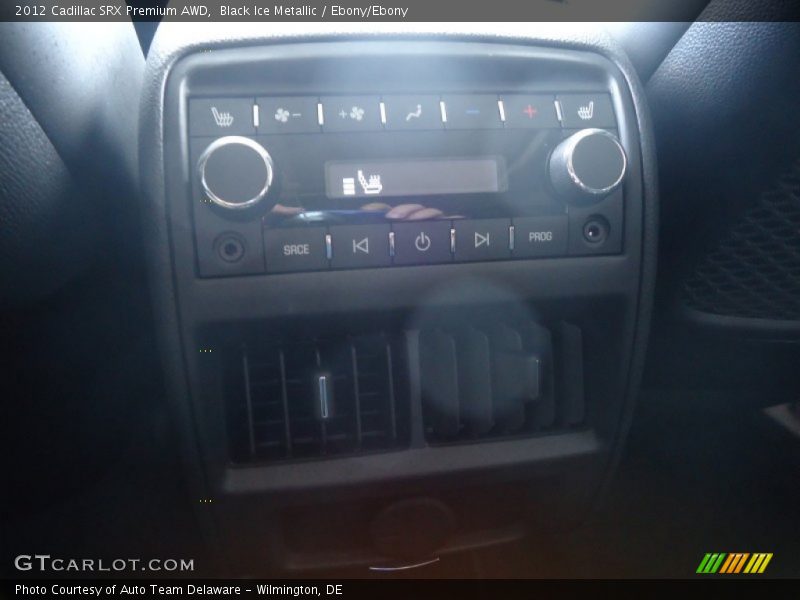 Black Ice Metallic / Ebony/Ebony 2012 Cadillac SRX Premium AWD