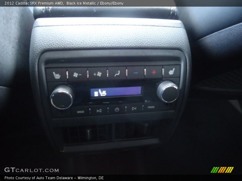 Black Ice Metallic / Ebony/Ebony 2012 Cadillac SRX Premium AWD