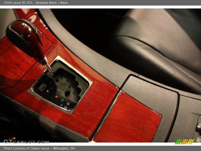 Obsidian Black / Black 2009 Lexus ES 350