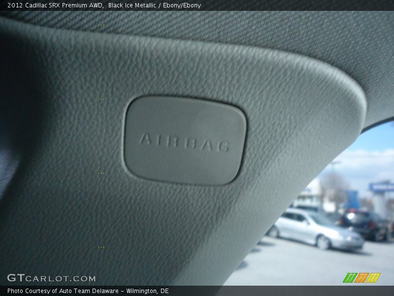 Black Ice Metallic / Ebony/Ebony 2012 Cadillac SRX Premium AWD