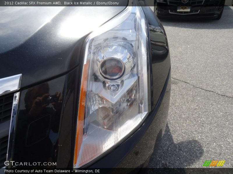 Black Ice Metallic / Ebony/Ebony 2012 Cadillac SRX Premium AWD
