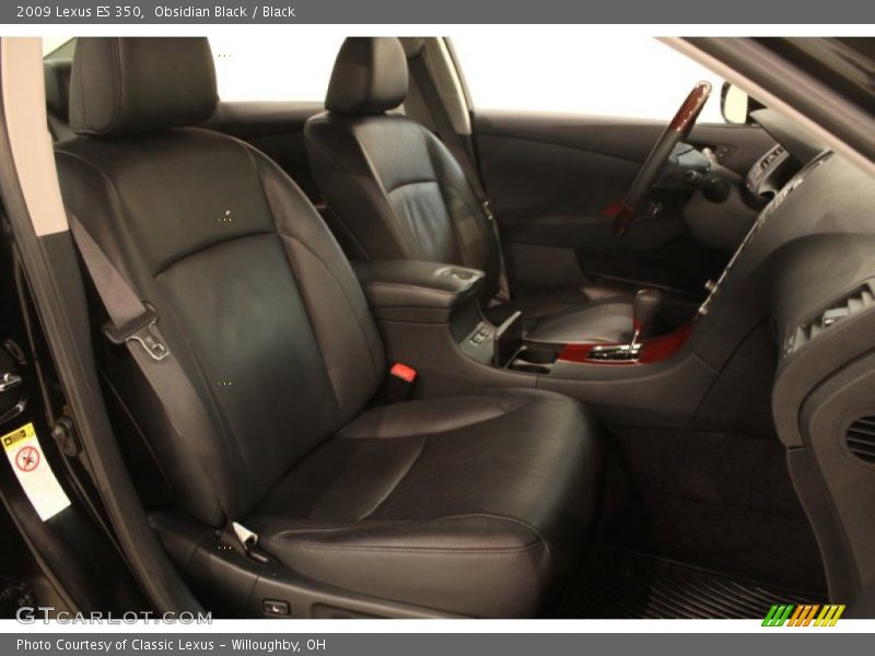 Obsidian Black / Black 2009 Lexus ES 350