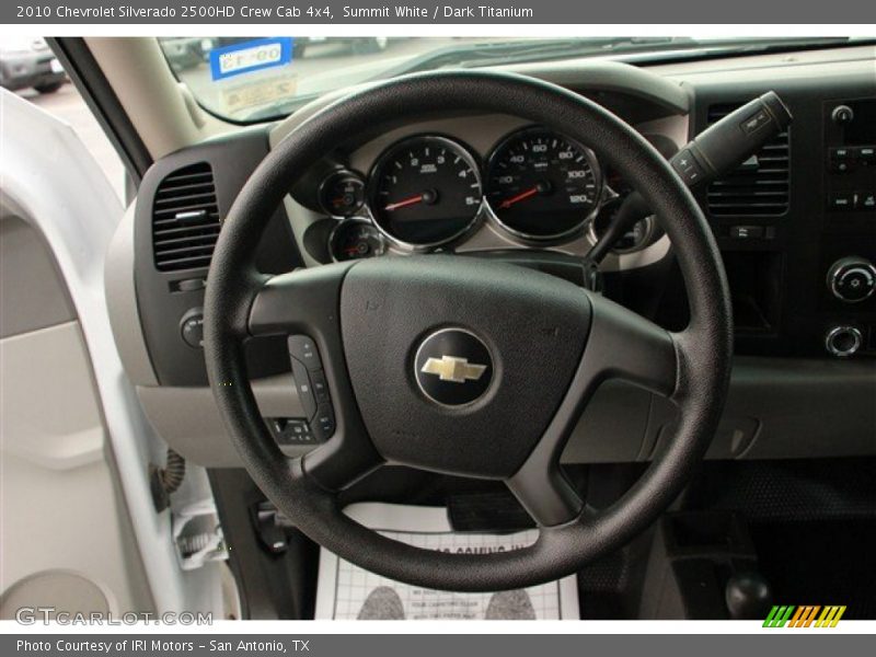 Summit White / Dark Titanium 2010 Chevrolet Silverado 2500HD Crew Cab 4x4
