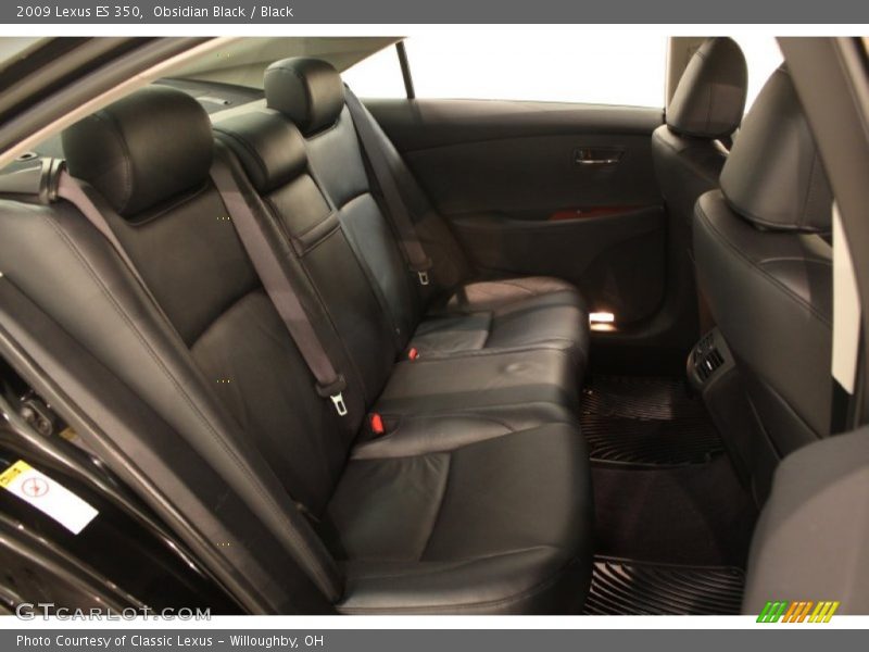 Obsidian Black / Black 2009 Lexus ES 350
