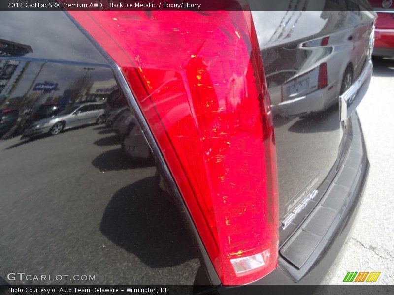Black Ice Metallic / Ebony/Ebony 2012 Cadillac SRX Premium AWD