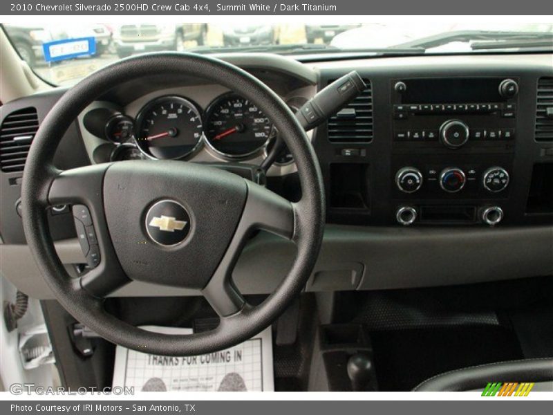 Summit White / Dark Titanium 2010 Chevrolet Silverado 2500HD Crew Cab 4x4