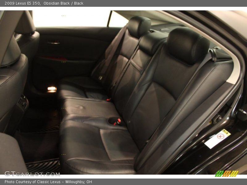Obsidian Black / Black 2009 Lexus ES 350