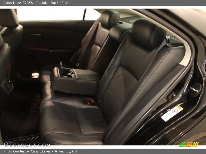 Obsidian Black / Black 2009 Lexus ES 350