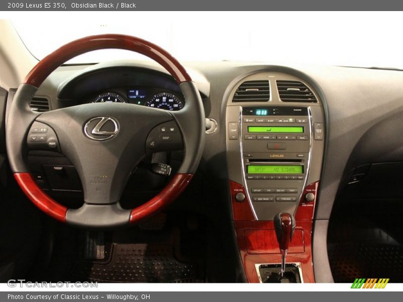 Obsidian Black / Black 2009 Lexus ES 350