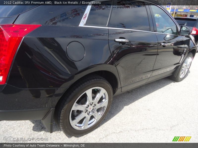 Black Ice Metallic / Ebony/Ebony 2012 Cadillac SRX Premium AWD