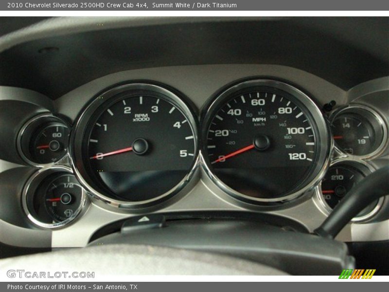 Summit White / Dark Titanium 2010 Chevrolet Silverado 2500HD Crew Cab 4x4