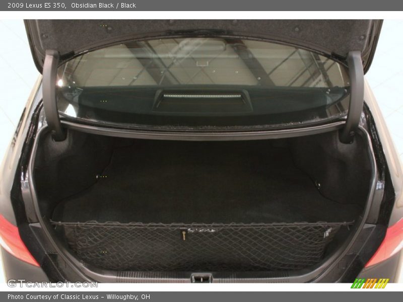 Obsidian Black / Black 2009 Lexus ES 350