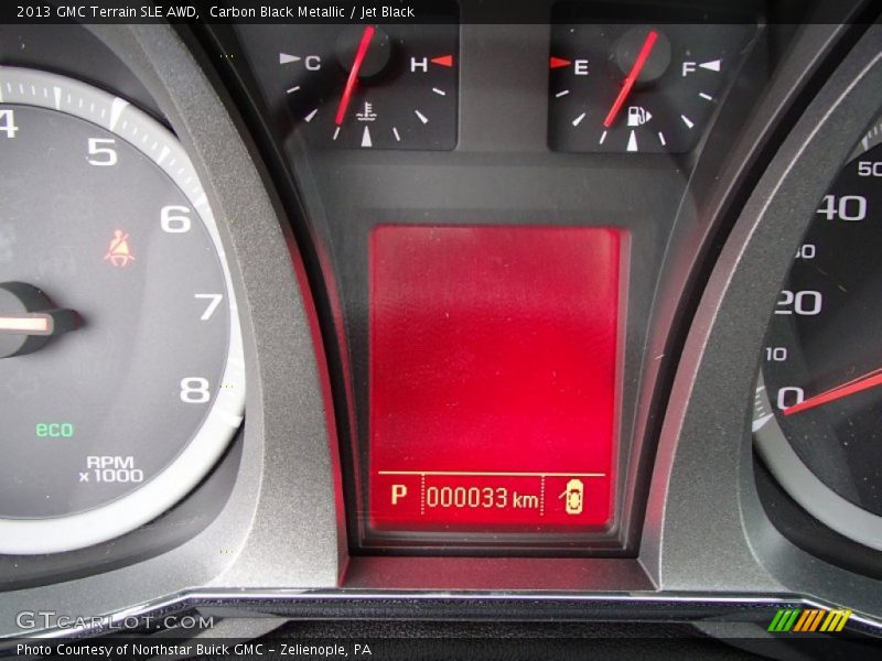 Carbon Black Metallic / Jet Black 2013 GMC Terrain SLE AWD
