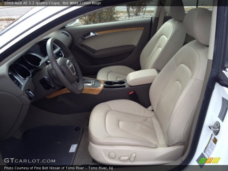 Ibis White / Linen Beige 2009 Audi A5 3.2 quattro Coupe