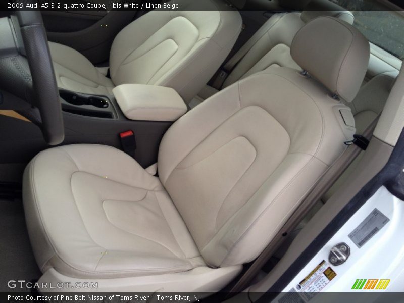 Ibis White / Linen Beige 2009 Audi A5 3.2 quattro Coupe