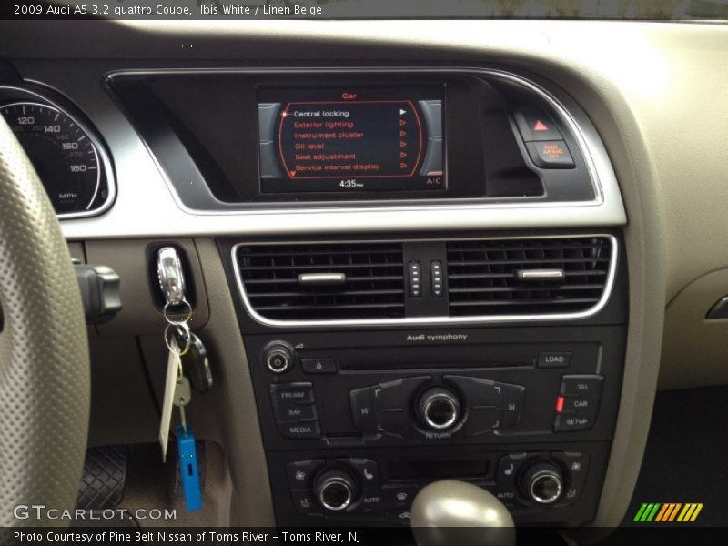 Ibis White / Linen Beige 2009 Audi A5 3.2 quattro Coupe