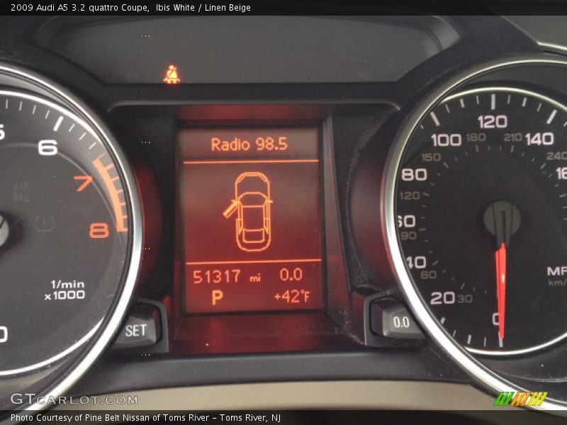 Ibis White / Linen Beige 2009 Audi A5 3.2 quattro Coupe