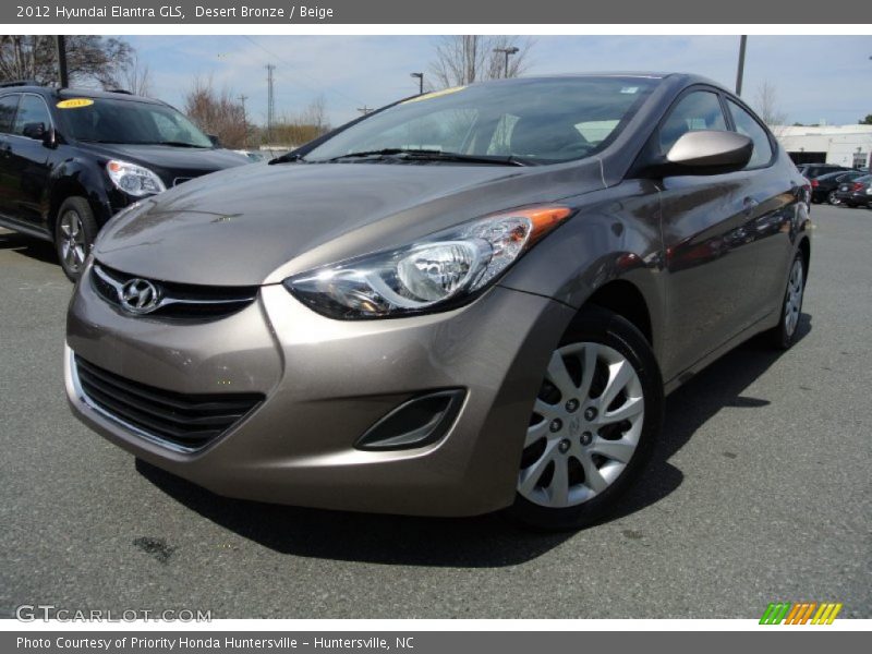 Desert Bronze / Beige 2012 Hyundai Elantra GLS