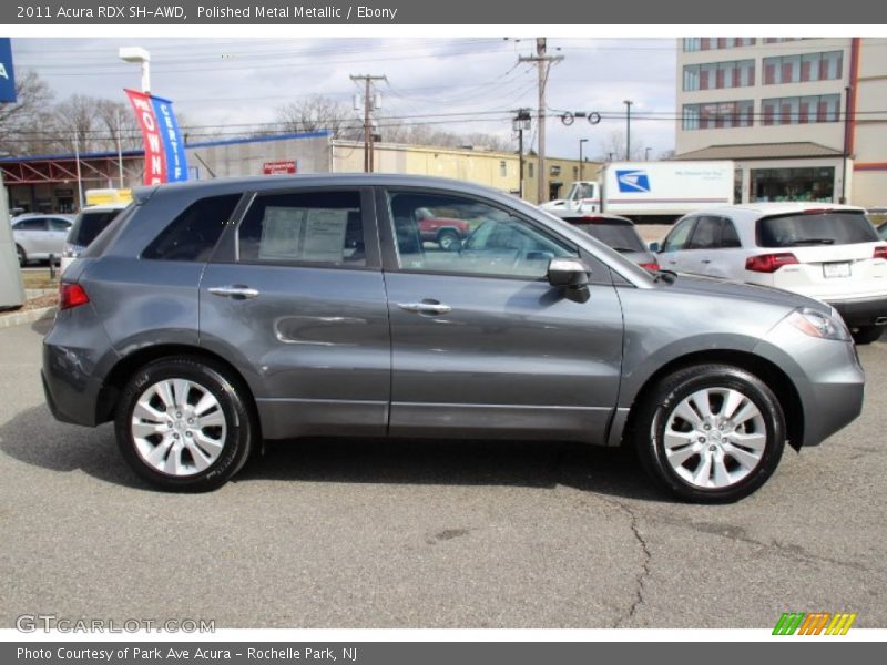 Polished Metal Metallic / Ebony 2011 Acura RDX SH-AWD