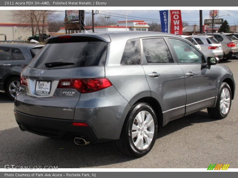 Polished Metal Metallic / Ebony 2011 Acura RDX SH-AWD