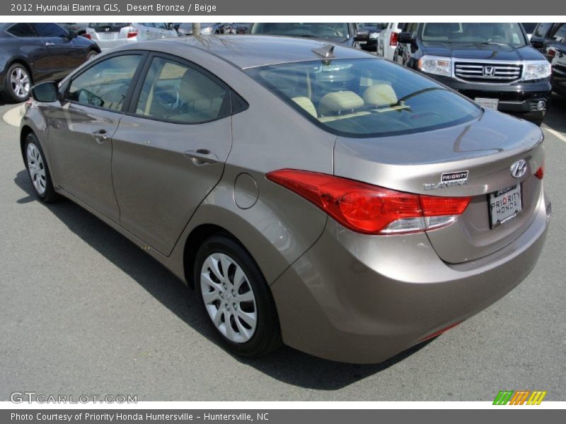 Desert Bronze / Beige 2012 Hyundai Elantra GLS