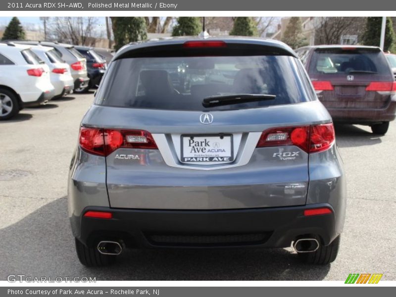 Polished Metal Metallic / Ebony 2011 Acura RDX SH-AWD
