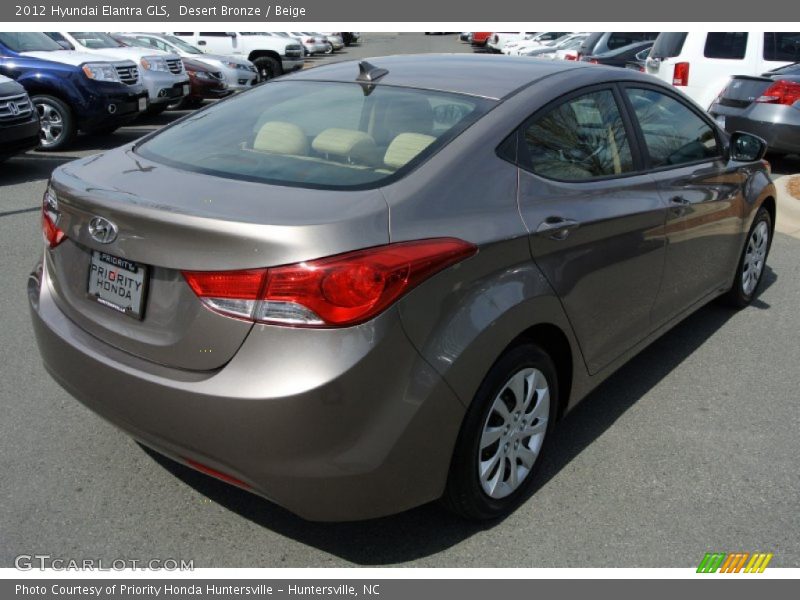 Desert Bronze / Beige 2012 Hyundai Elantra GLS