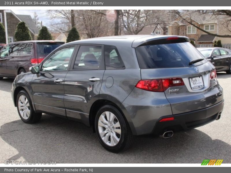 Polished Metal Metallic / Ebony 2011 Acura RDX SH-AWD
