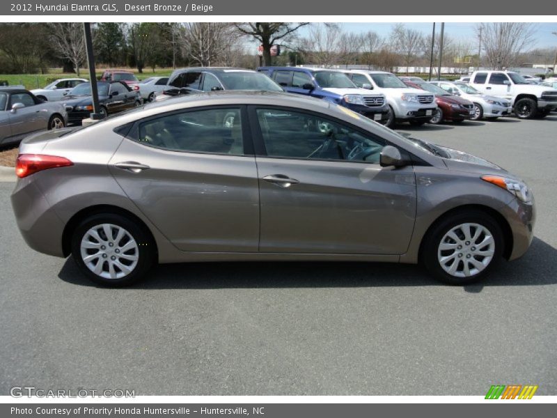 Desert Bronze / Beige 2012 Hyundai Elantra GLS