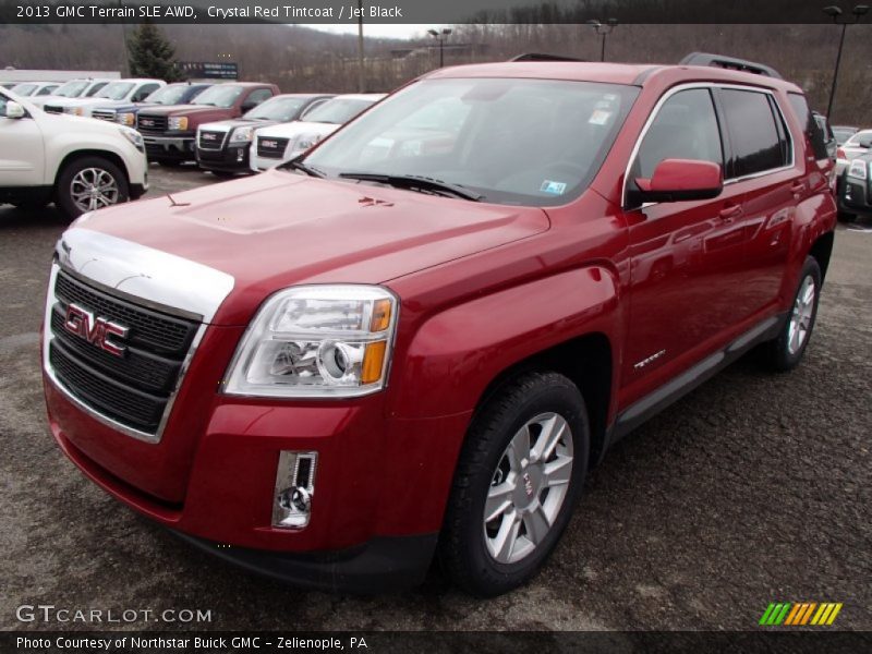Crystal Red Tintcoat / Jet Black 2013 GMC Terrain SLE AWD