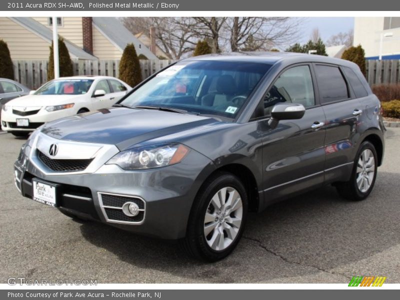 Polished Metal Metallic / Ebony 2011 Acura RDX SH-AWD